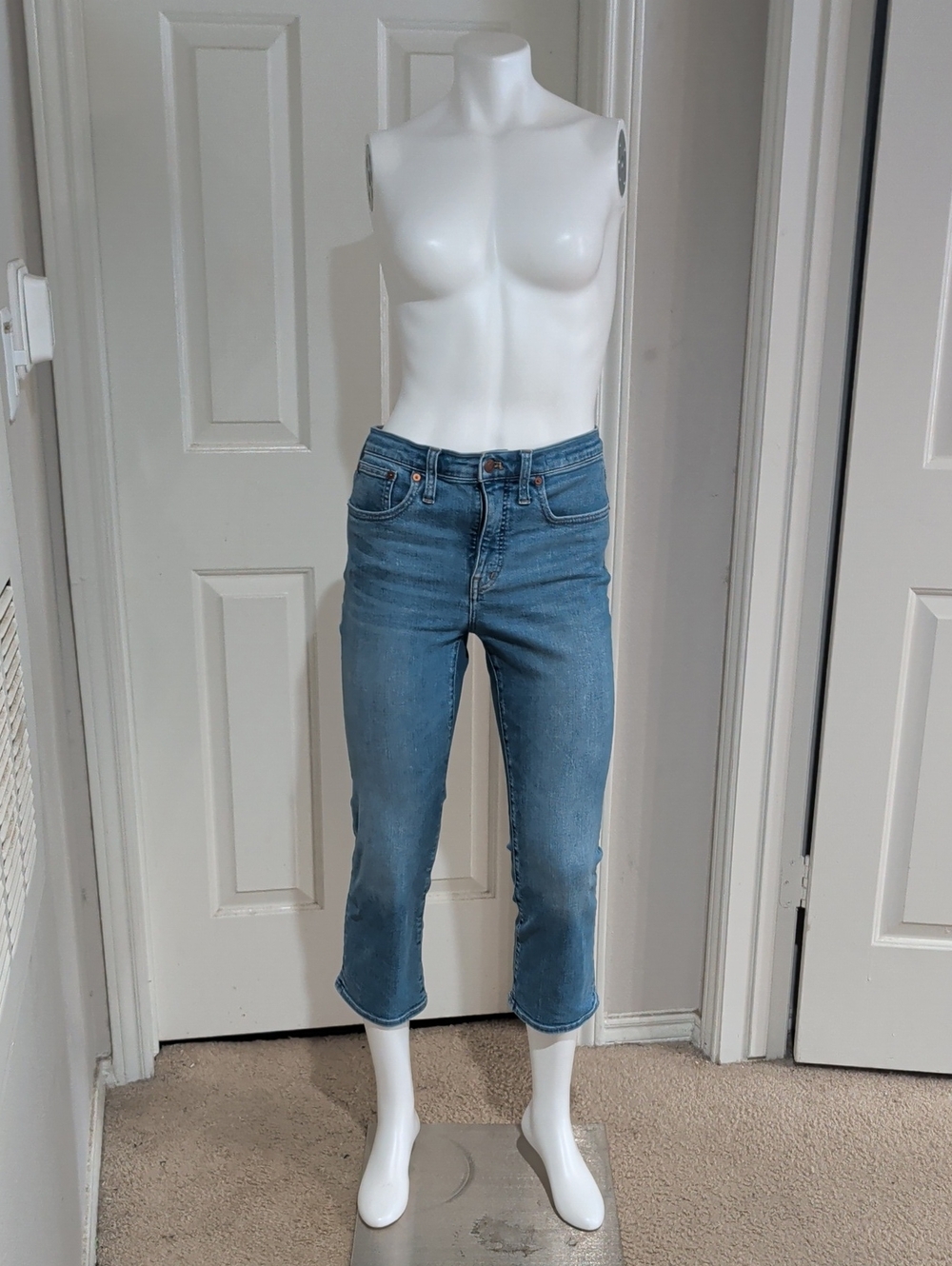 Madewell Light Blue Cali Demi-Boot Jeans Women's Medium (28-29) US